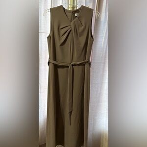 Calvin Klein Taupe Maxi Dress